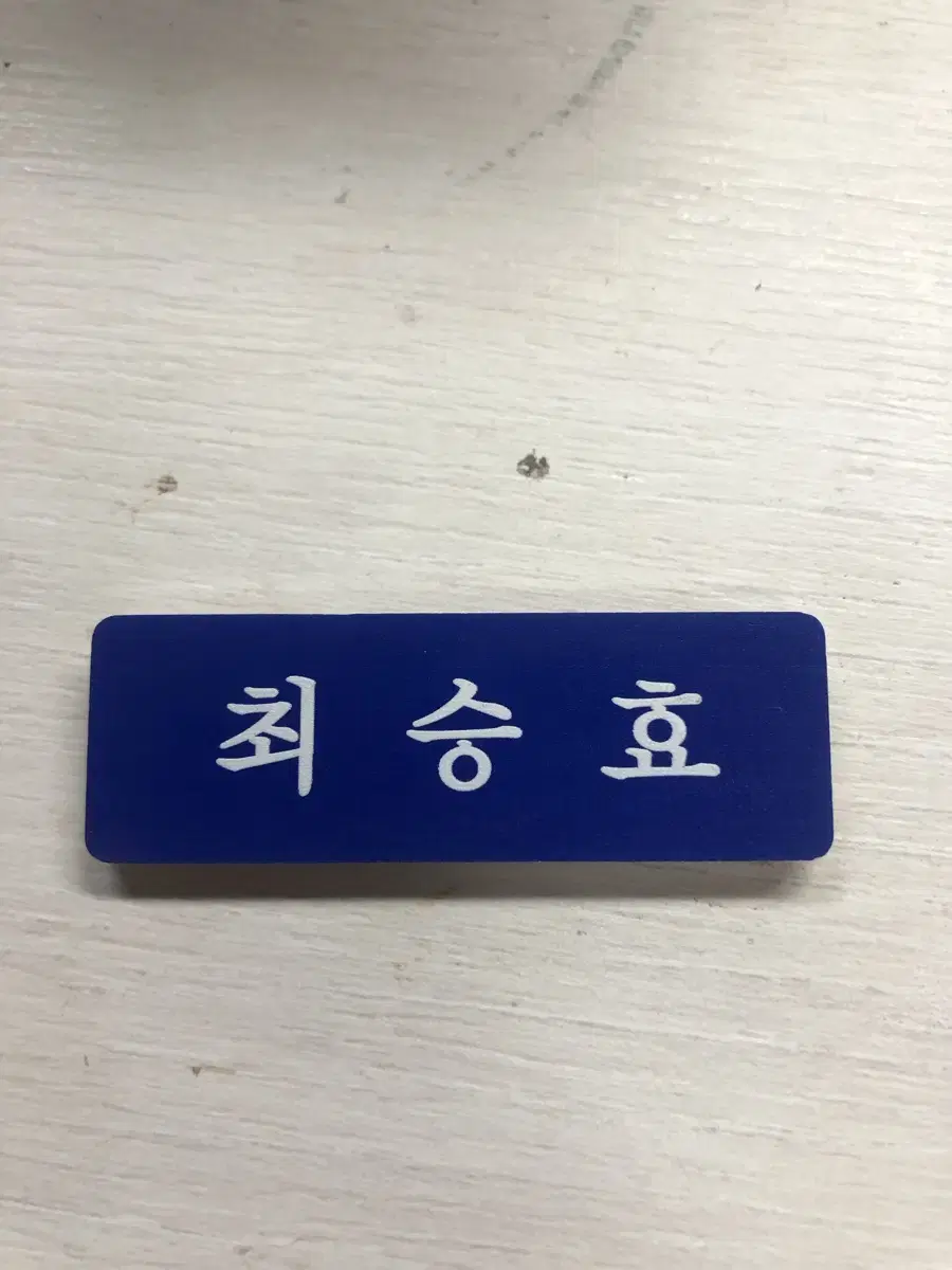 정해인 최승효 명찰 학생증